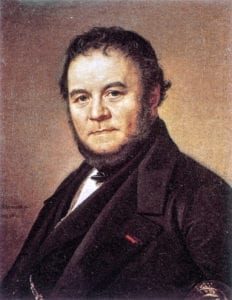 Link to the article. Portrait of the author known as Stendhal.