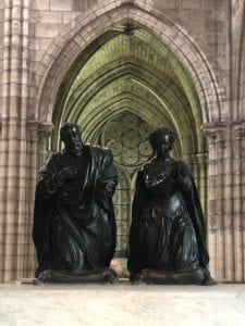 Statues of Henry II and Catherine de' Medici 