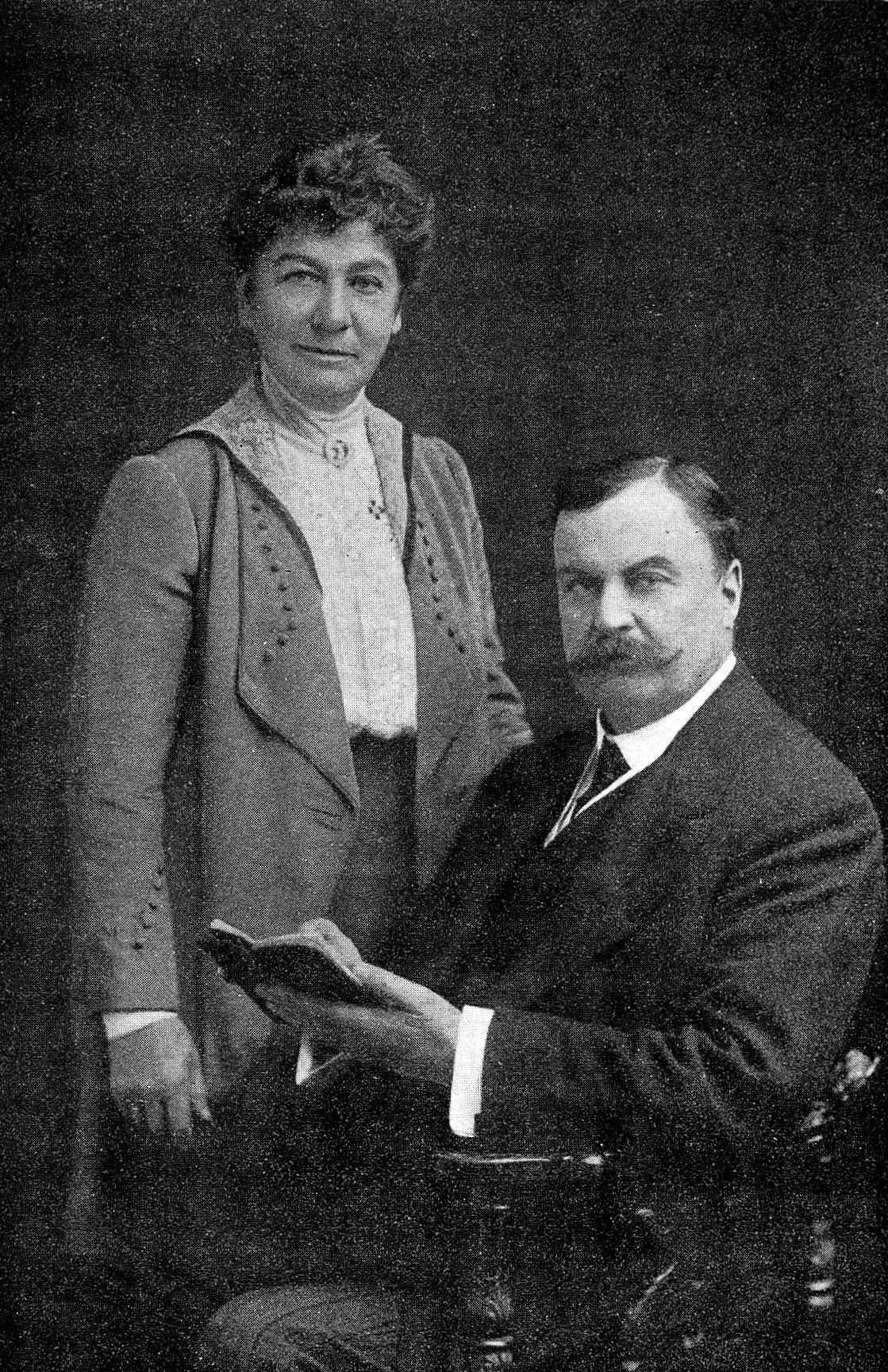 Portrait of Sir David Bruce with Lady Bruce