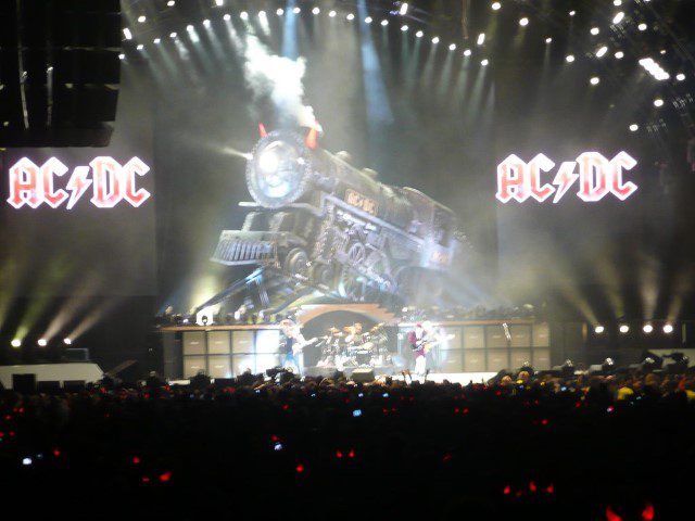 AC/DC live on stage