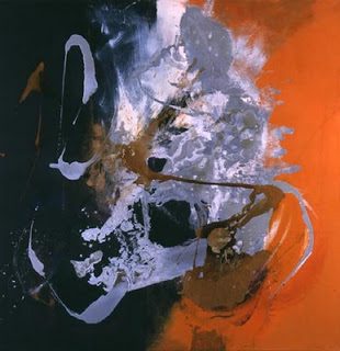 abstract painting by Cleve Gray