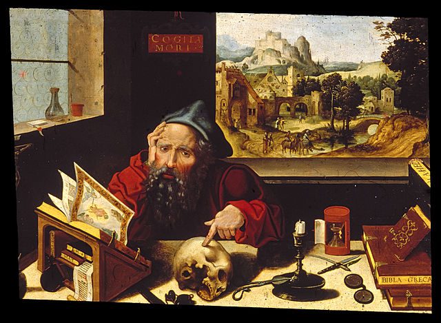 image of St Jerome in his study