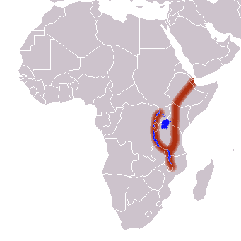 map of Great Rift valley