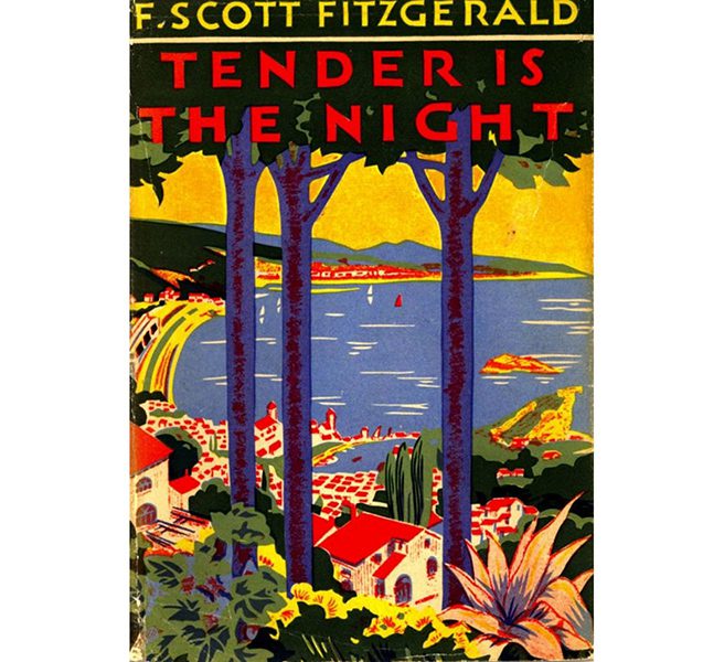 book cover showing a beach side town