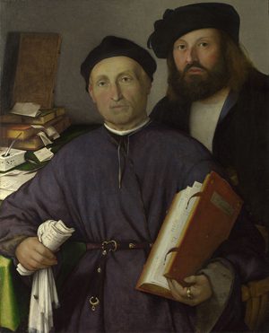 Giovanni Agostino della Torre and his son, Niccolo