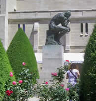Rodin's Thinker, Rodin Museum, Paris.