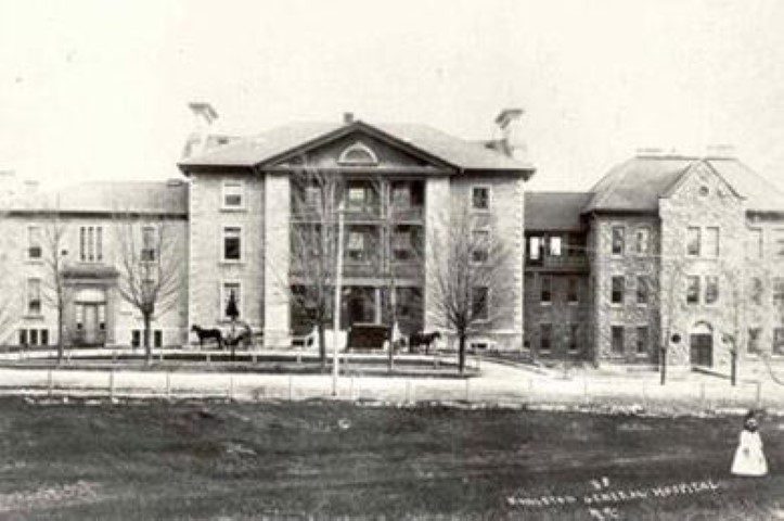 Kingston General Hospital in 1858