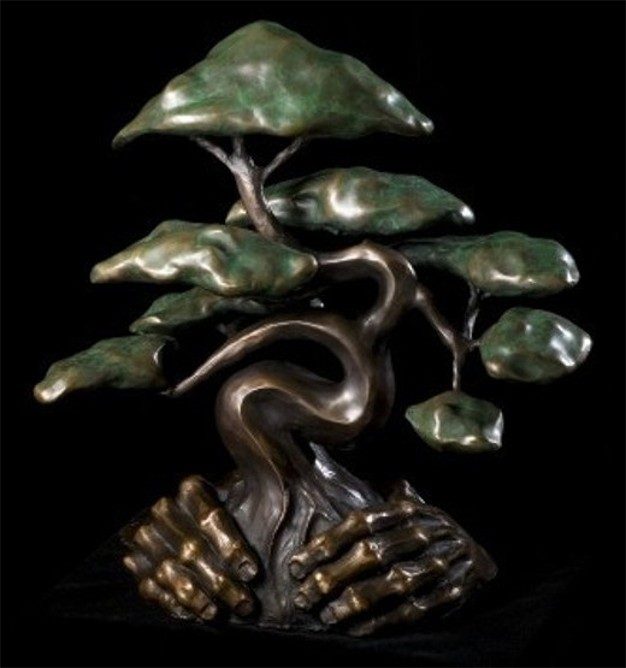 Tree of life, Bronze sculpture by Jeff Jolly