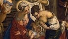 Detail shot of the painting The Birth of John the Baptist, by Tintoretto. Link to the Birth, Pregnancy, and Obstetrics section. 