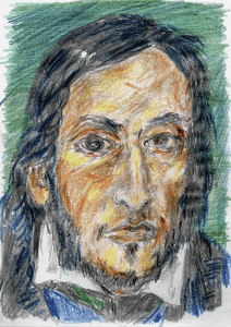Impressionist(?) portrait of Paganini