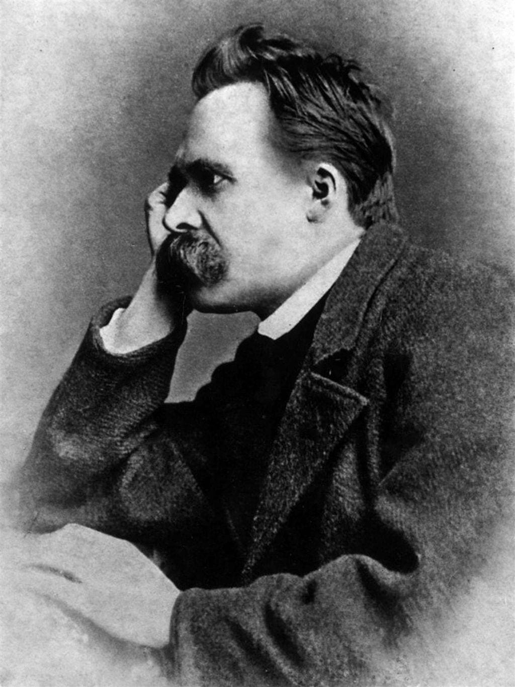 Portrait Of Friedrich Nietzsche Photo By Gustav Schultze 1882 