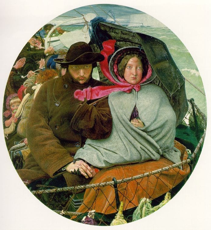 The Last of England. Ford Madox Brown.