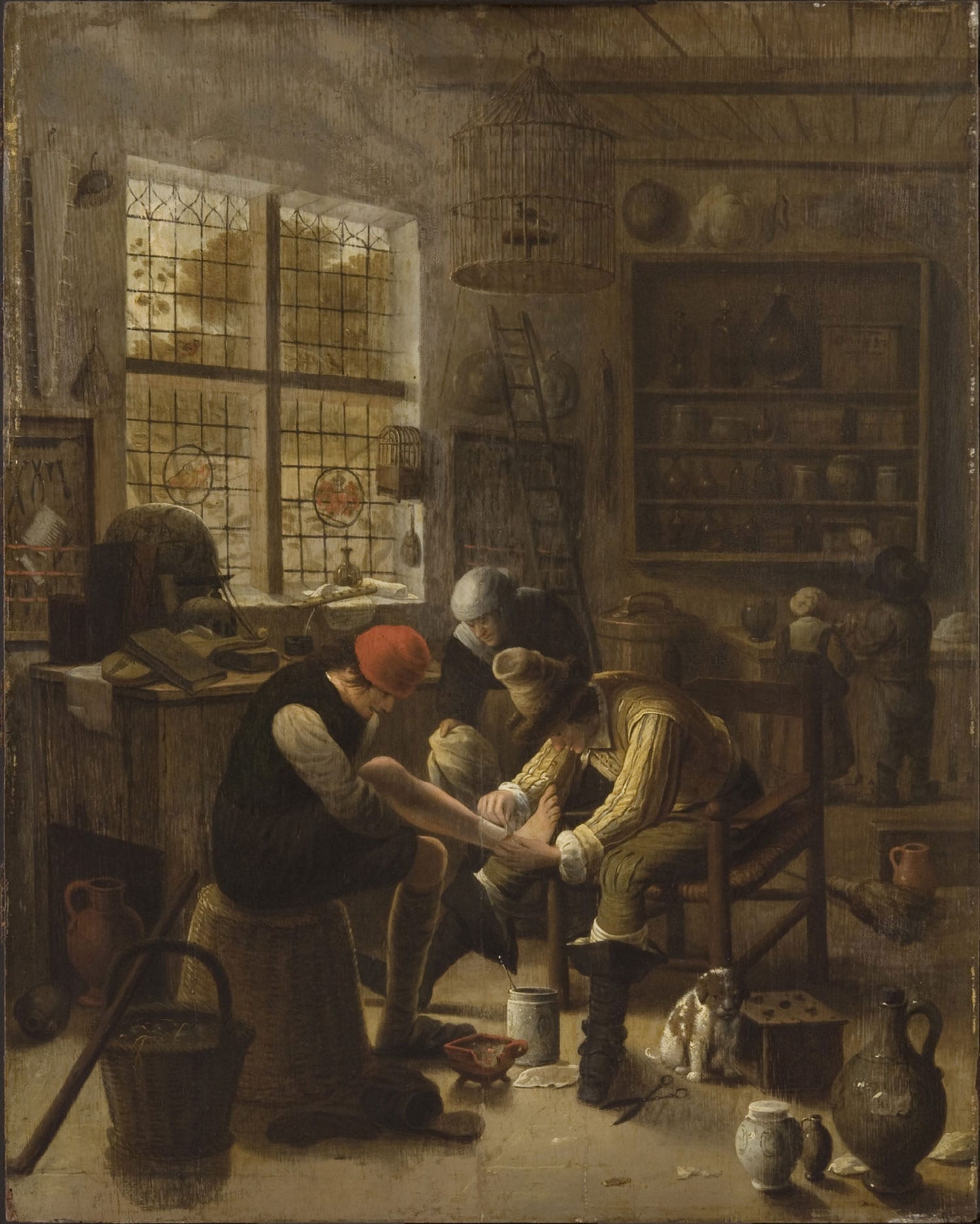 Painting of a village surgeon's office