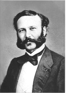 Photo of Henri Dunant “father of the Red Cross.”