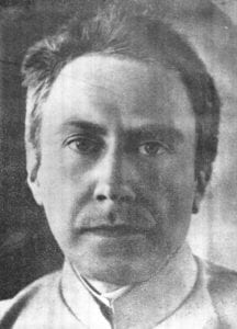 black and white photograph of Ludwik Hirszfeld