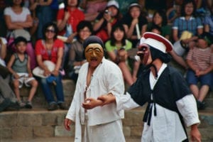 Traditional Korean masks 