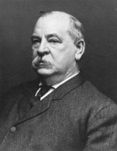 Grover Cleveland, who had kept treatment for cancer secret