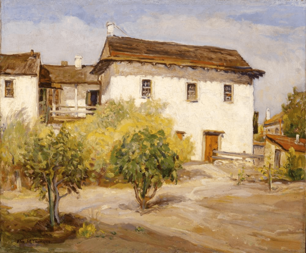 Painting of the Stevenson House