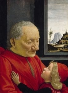 Portrait of an Elderly Man and Child Domenico Ghirlandaio