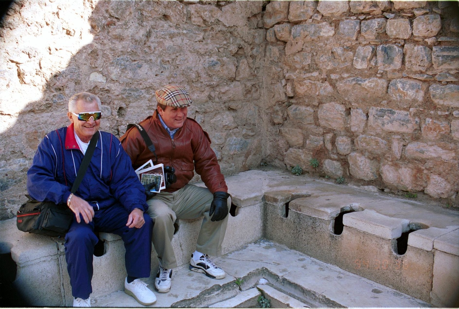 Public toilets in Ephesus