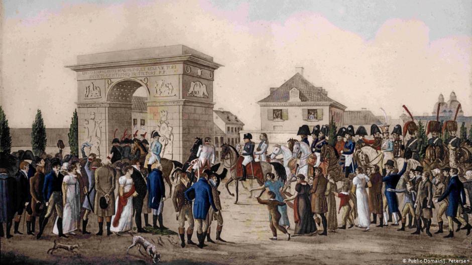Napoleon’s entry in Düsseldorf which Heine witnessed