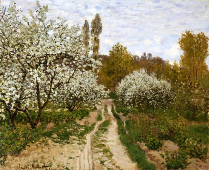 Claude Monet, Apple Trees in Blossom
