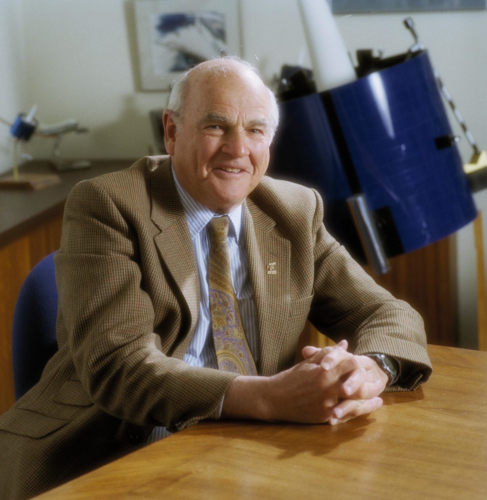 Portrait of Dr. Baruch Blumberg in 1999