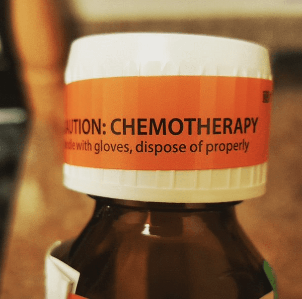 Caution Chemotherapy . Photo by Justin Levy . Via Flickr . CC BYNCSA 2.0