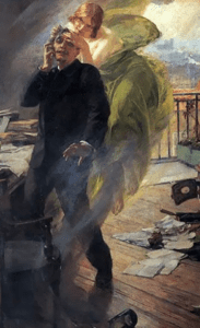 Painting personifying absinthe