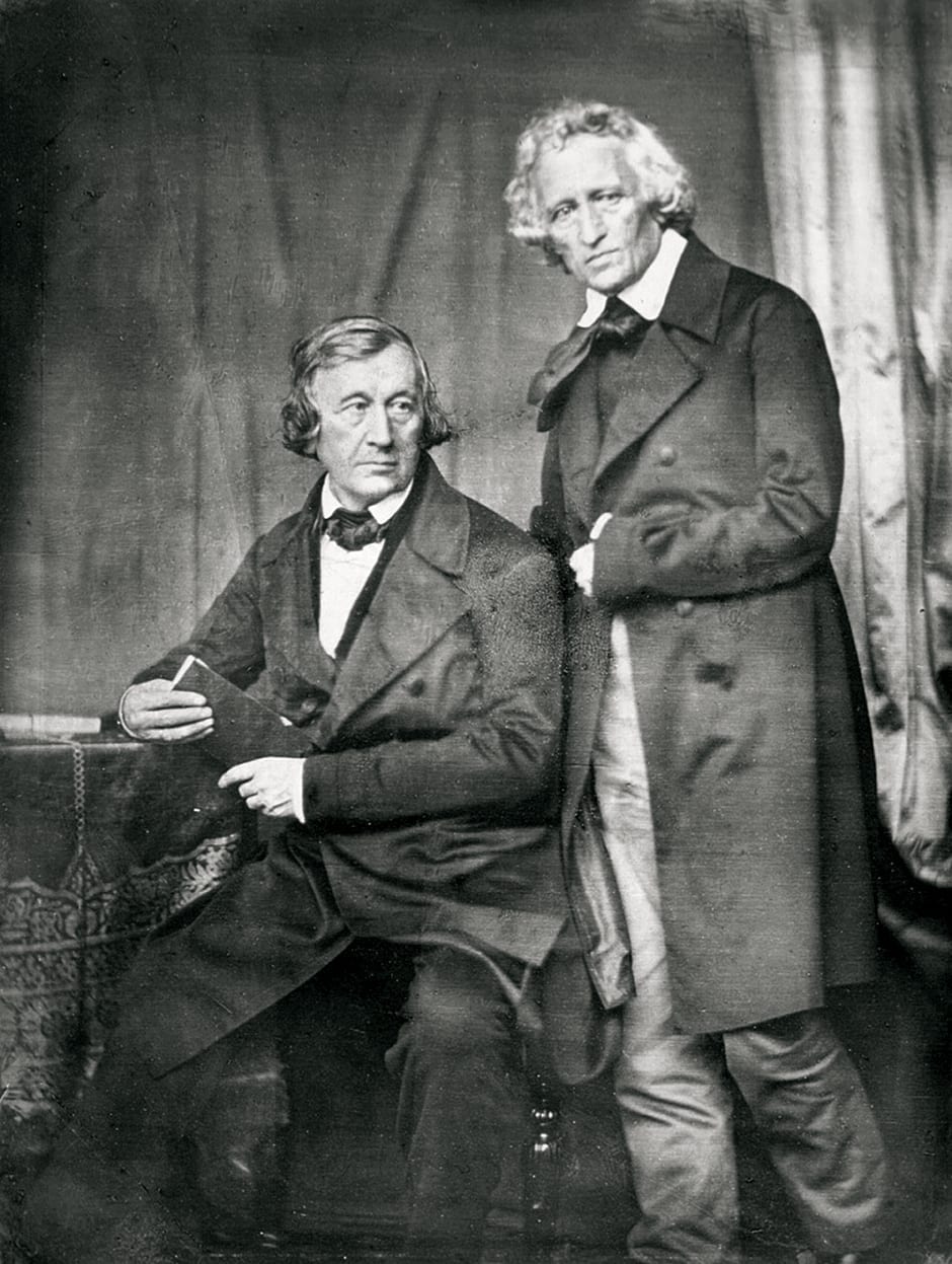 Wilhelm and Jacob Grimm, who studied language and fairytales