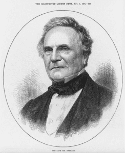Charles Babbage, who worked with Ada Lovelace