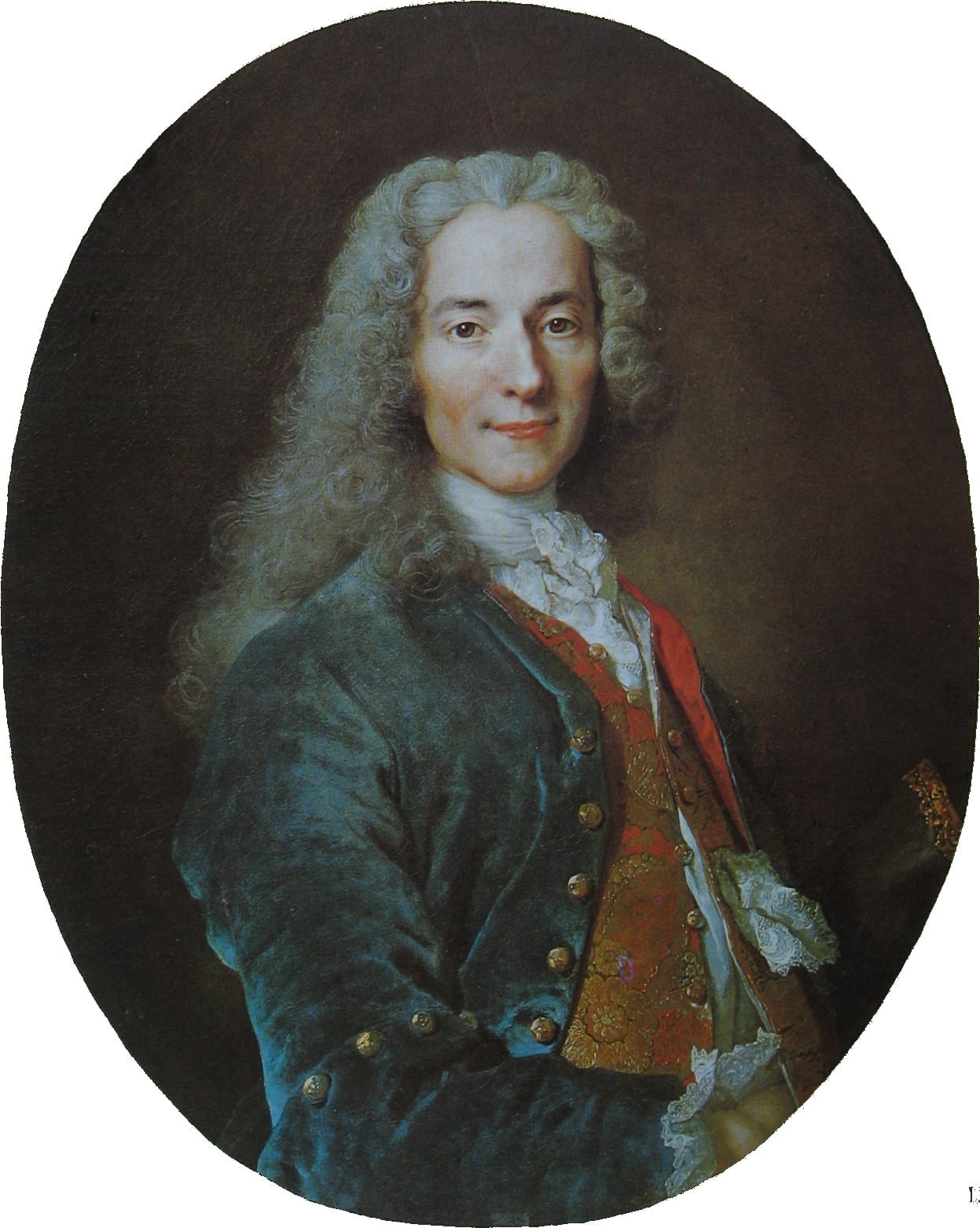Portrait of Voltaire who wrote on inoculation and data