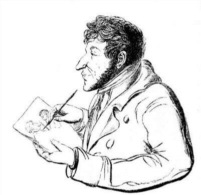 Caricature of E.T.A. Hoffmann