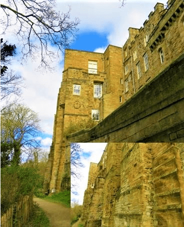 Photo of the site of Durham monks’ infirmary today