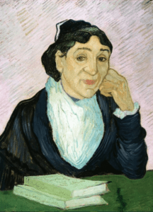 Portrait of Madame Ginoux who served alcohol to van Gogh.
