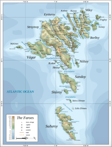 The Faroe Islands which Peter Panum studied