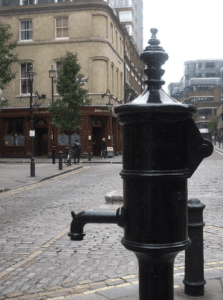 The Broad Street Pump, a spreader of cholera 