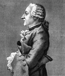 Friedrich Melchior Baron von Grimm, who was famously lovesick or experienced love as illness