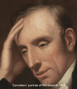 William Wordsworth eyes Carruthers portrait
