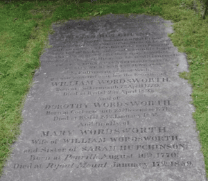 William Wordsworth Dorothy Wordsworth Mary Wordsworth grave